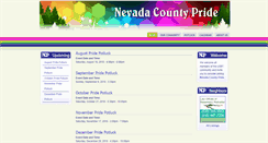 Desktop Screenshot of nevadacountypride.org