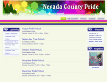 Tablet Screenshot of nevadacountypride.org